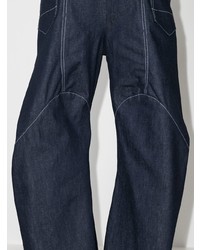 Мужские темно-синие джинсы от LUEDE