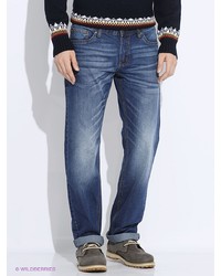 Мужские темно-синие джинсы от Rovello