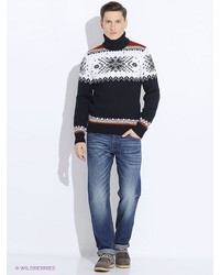 Мужские темно-синие джинсы от Rovello