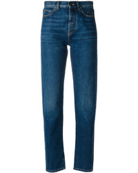 Женские темно-синие джинсы от Saint Laurent