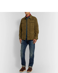 Мужские темно-синие джинсы от RRL