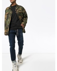 Мужские темно-синие джинсы от Mastermind Japan