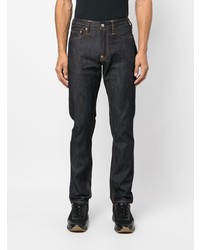 Мужские темно-синие джинсы от Evisu