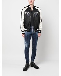 Мужские темно-синие джинсы от DSQUARED2