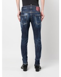 Мужские темно-синие джинсы от DSQUARED2