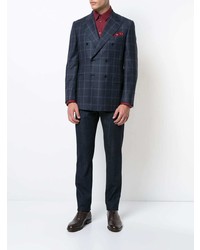 Мужские темно-синие джинсы от Kiton