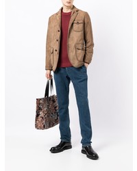 Мужские темно-синие джинсы от Man On The Boon.