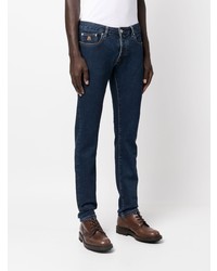 Мужские темно-синие джинсы от Moorer