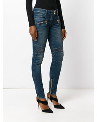 Женские темно-синие джинсы от Balmain