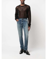 Мужские темно-синие джинсы от Saint Laurent