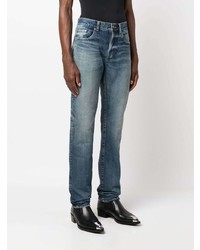 Мужские темно-синие джинсы от Saint Laurent