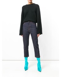 Женские темно-синие джинсы от Fendi