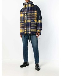 Мужские темно-синие джинсы от Sacai