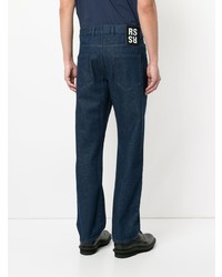 Мужские темно-синие джинсы от Raf Simons