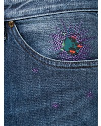 Мужские темно-синие джинсы от Pt05