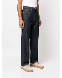 Мужские темно-синие джинсы от Auralee