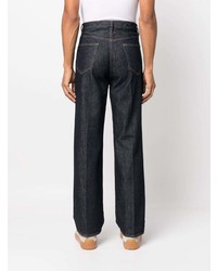 Мужские темно-синие джинсы от Auralee