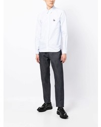 Мужские темно-синие джинсы от MAISON KITSUNÉ