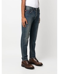 Мужские темно-синие джинсы от Manuel Ritz