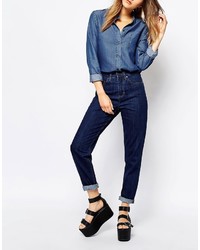 Женские темно-синие джинсы от WÅVEN