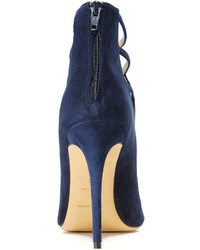 Женские темно-синие замшевые босоножки от Alexa Wagner
