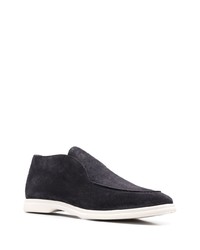 Темно-синие замшевые ботинки дезерты от Eleventy