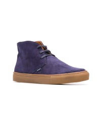 Темно-синие замшевые ботинки дезерты от Hackett