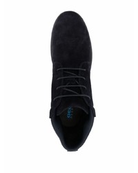 Темно-синие замшевые ботинки дезерты от Geox