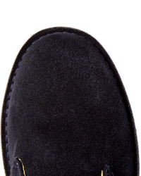 Темно-синие замшевые ботинки дезерты от Paul Smith