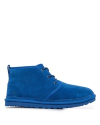 Темно-синие замшевые ботинки дезерты от UGG