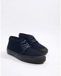 Темно-синие замшевые ботинки дезерты от Vans