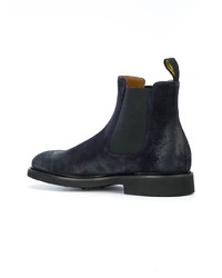 Мужские темно-синие замшевые ботинки челси от Doucal's
