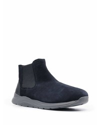 Мужские темно-синие замшевые ботинки челси от Geox