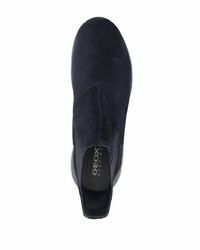 Мужские темно-синие замшевые ботинки челси от Geox