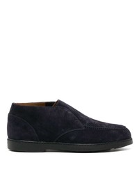 Мужские темно-синие замшевые ботинки челси от Doucal's