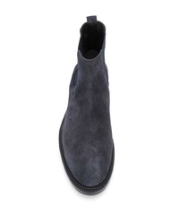 Мужские темно-синие замшевые ботинки челси от Tod's