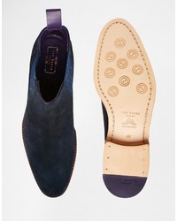 Мужские темно-синие замшевые ботинки челси от Ted Baker