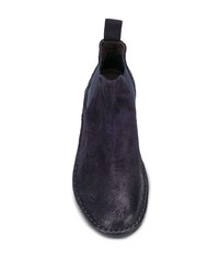 Мужские темно-синие замшевые ботинки челси от Marsèll