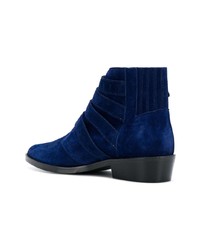 Мужские темно-синие замшевые ботинки челси от Toga Virilis