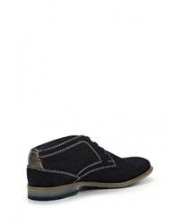 Мужские темно-синие замшевые ботинки от Bugatti