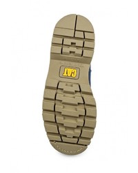 Мужские темно-синие замшевые ботинки от Caterpillar