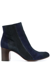 Женские темно-синие замшевые ботинки от Chie Mihara