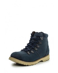 Женские темно-синие замшевые ботинки от Crosby