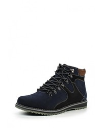 Мужские темно-синие замшевые ботинки от Instreet