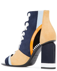 Женские темно-синие замшевые ботинки от Pierre Hardy