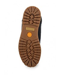 Женские темно-синие замшевые ботинки от SHOIBERG