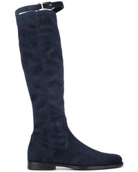 Женские темно-синие замшевые ботинки от Unützer