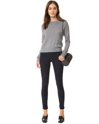 Женские темно-синие замшевые брюки от RtA