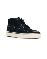 Мужские темно-синие замшевые высокие кеды от Sperry Top-Sider