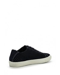 Мужские темно-синие замшевые кеды от Armani Jeans